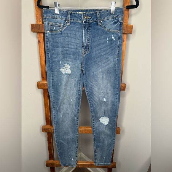 Rewash Denim - Juniors / Women’s REWASH distressed skinny jeans